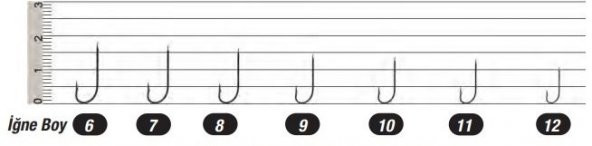 SEA HORSE-1522 SİYAH -2-3-4-5-6-7-8-9-10-11-12-SİYAH ÇELK İĞNE 1 PAKET 20 ADET ürün görseli 1