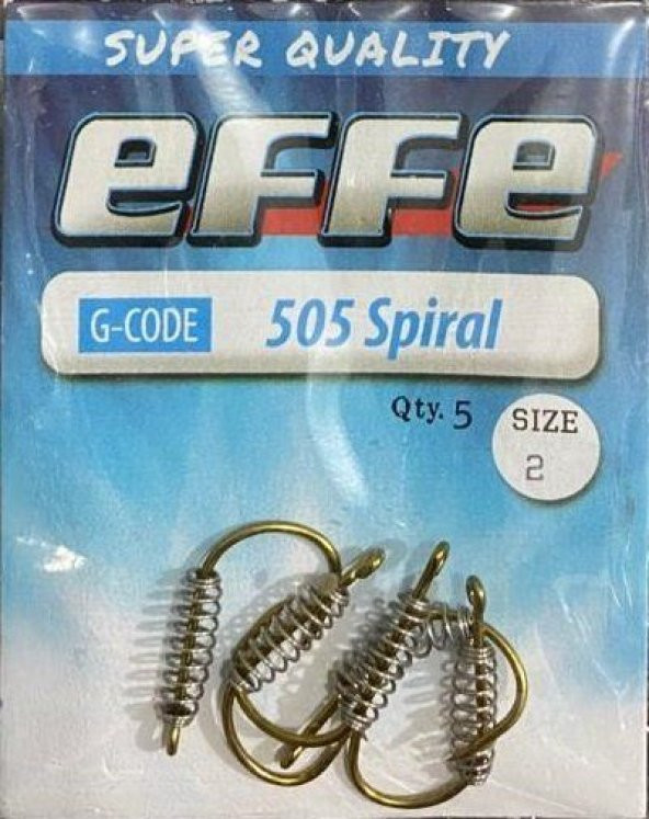 EF.FE 505-SPİRAL İĞNE,5 Lİ PAKET YAYLI İĞNE BRONZ NO 2 ürün görseli 1