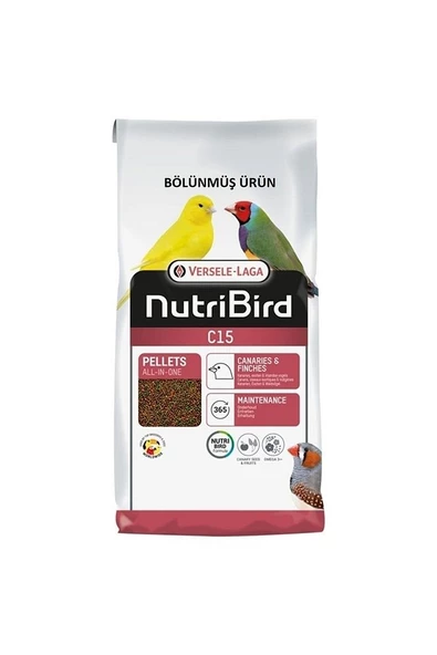 Nutribird C15 Kanarya Finch Pelet Yem 1kg Deneme Paketi ürün görseli 1