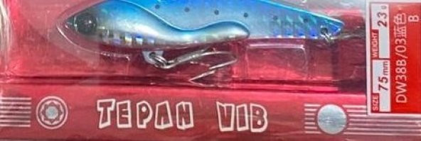 TEPAN -Vibra Jig Yem 75mm-23Gr. Mavi ürün görseli 1