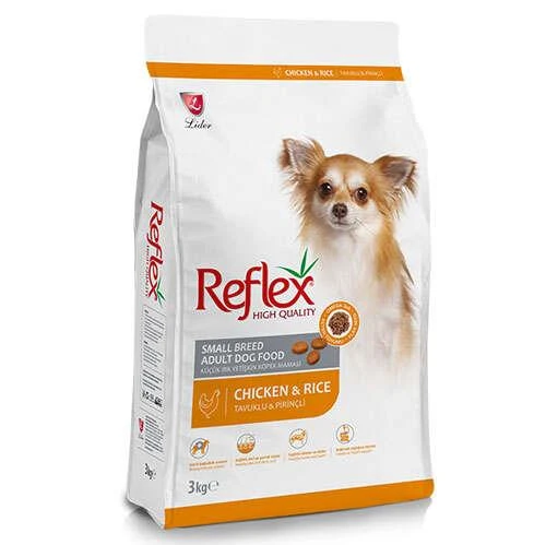 Reflex Küçük Irk Tavuklu ve Pirinçli Yetişkin Köpek Maması 3kg ürün görseli 1