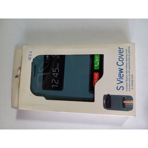 ASLANTİC SAMSUNG ACE 4 PENCERELİ KILIF - Resim 2