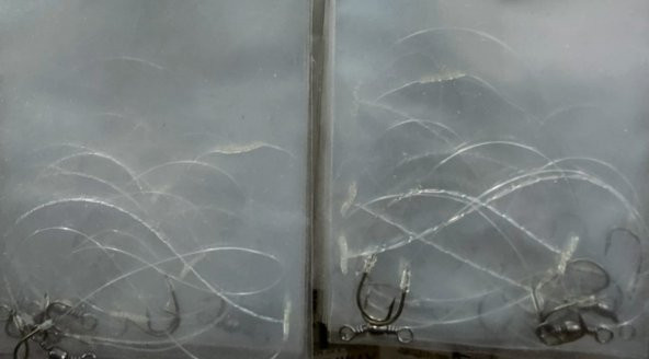 YILAN DİLİ KISA SAP GHOST MİS.2,Lİ OLTA TAKIMI-4 5 7 NUMARAİĞNE 1 PAKET 10 ADET ürün görseli 1