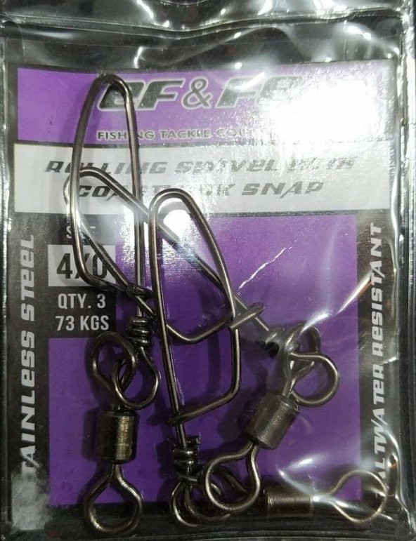 EFFE KLİPS  Rolling Swivel Coastlock Snap PAKET - Resim 5