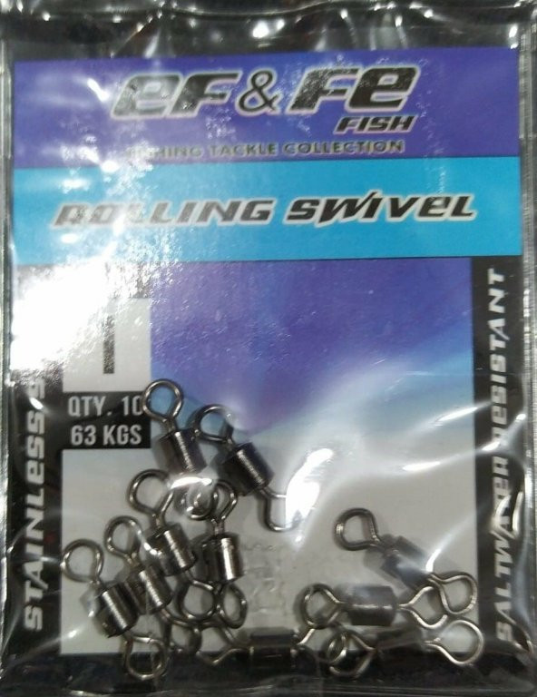 EF&FE ROLLING SWIVEL ÇELİK PASLANMAZ  PAKET FIRDÖNDÜ - Resim 6
