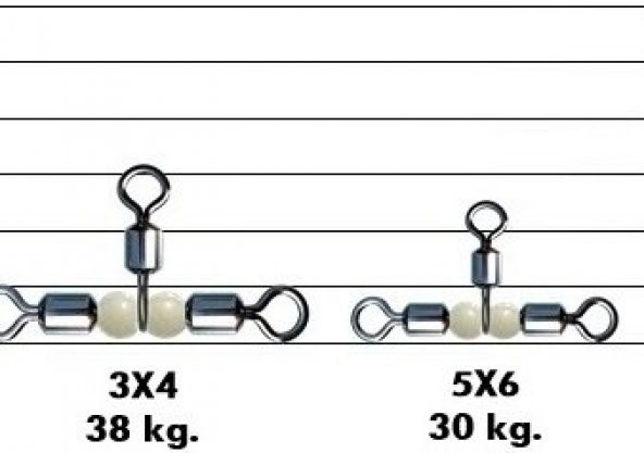 CROSSLİNE ROLLİNG SWİVEL  (T ) PAKET FIRDÖNDÜ  NO :10 ürün görseli 1