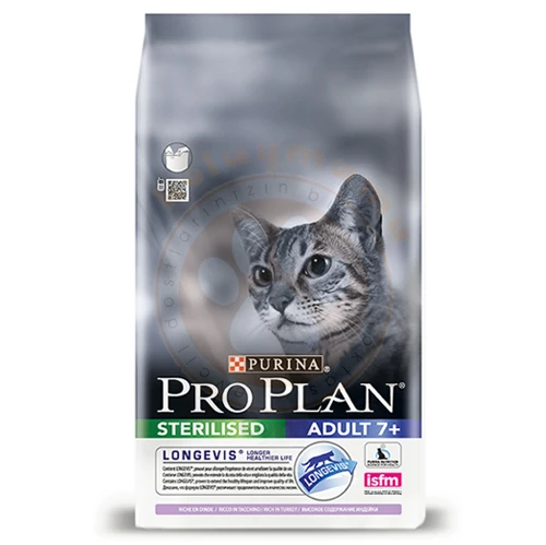 Pro Plan Sterilised 7+ Yasli Kedi Maması 3 Kg ürün görseli 1