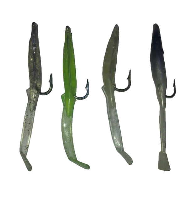 FLADEN  8,5 CM İĞNELİ SİLİKON 4 LÜ SET - Resim 2