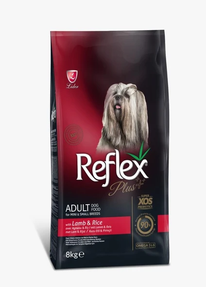 REFLEX PLUS KUZU&PİRİNÇ KÜÇÜK IRK YETİŞKİN KÖPEK MAMASI 8 KG ürün görseli 1