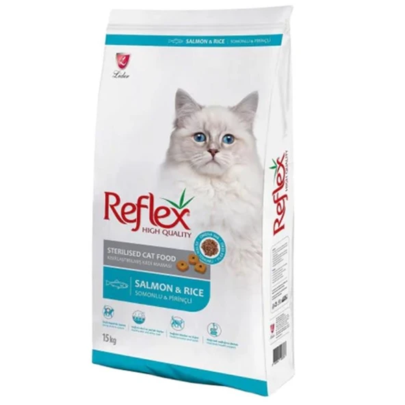 Reflex Somonlu Yetişkin Kısır Kedi Maması 15kg ürün görseli 1
