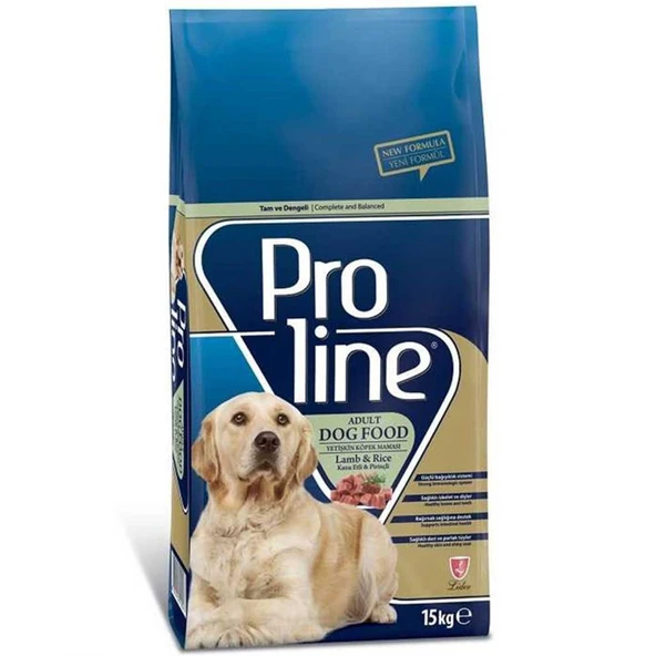 Pro line Kuzu Etli  ve Pirinçli Yetişkin Köpek Maması 15 Kg ürün görseli 1