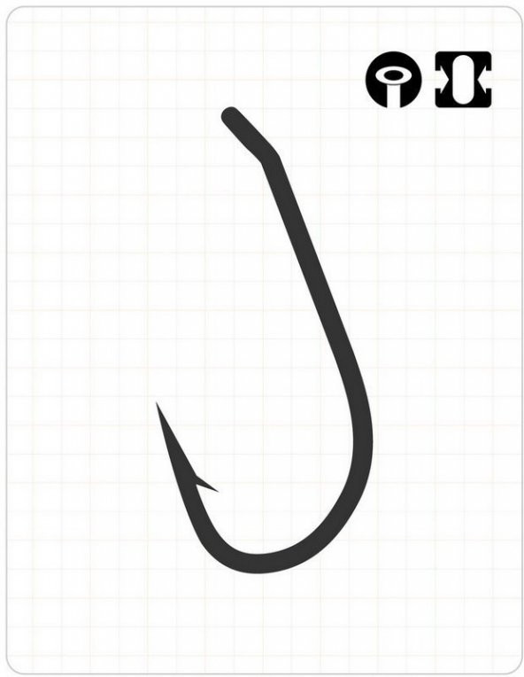 FUDO HOOKS -2801-SERİ-SİYAH NO 2 - Resim 2