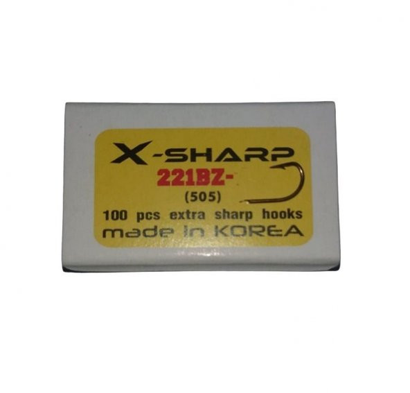 X-SHARP - 221-BZ -BRONZ SİYAH 100lü Kutu Kore İğne - Resim 10