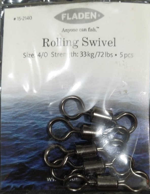 FLADEN - FIRDÖNDÜ-ROLLING SWIVEL-4/0- 2/0-PAKET ürün görseli 1