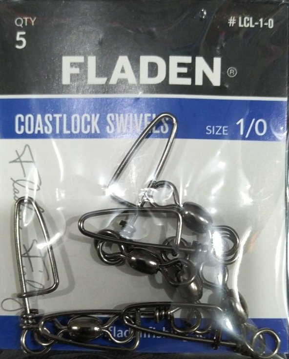 FLADEN - KLİPS COASTLOCK SWİVELS- 1/0 - PAKET - Resim 5