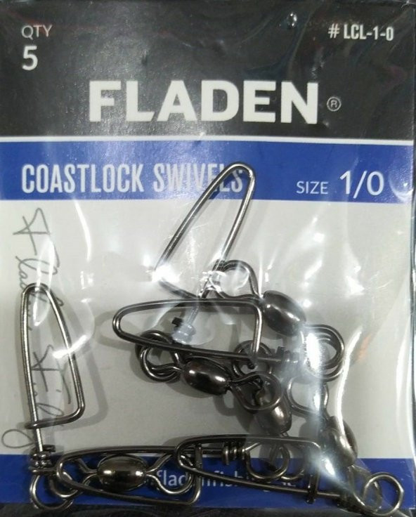 FLADEN - KLİPS COASTLOCK SWİVELS- 1/0 - PAKET - Resim 7