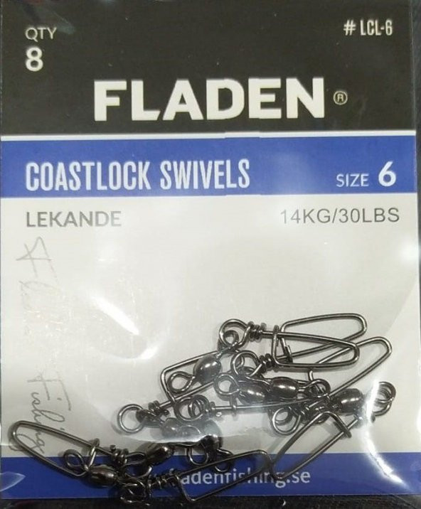 FLADEN - KLİPS COASTLOCK SWİVELS- 6-8-10- PAKET - Resim 3