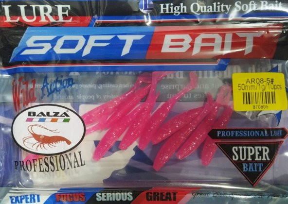 BALZA LURE SOFT BAIT 5,5MM -10 PC ürün görseli 1