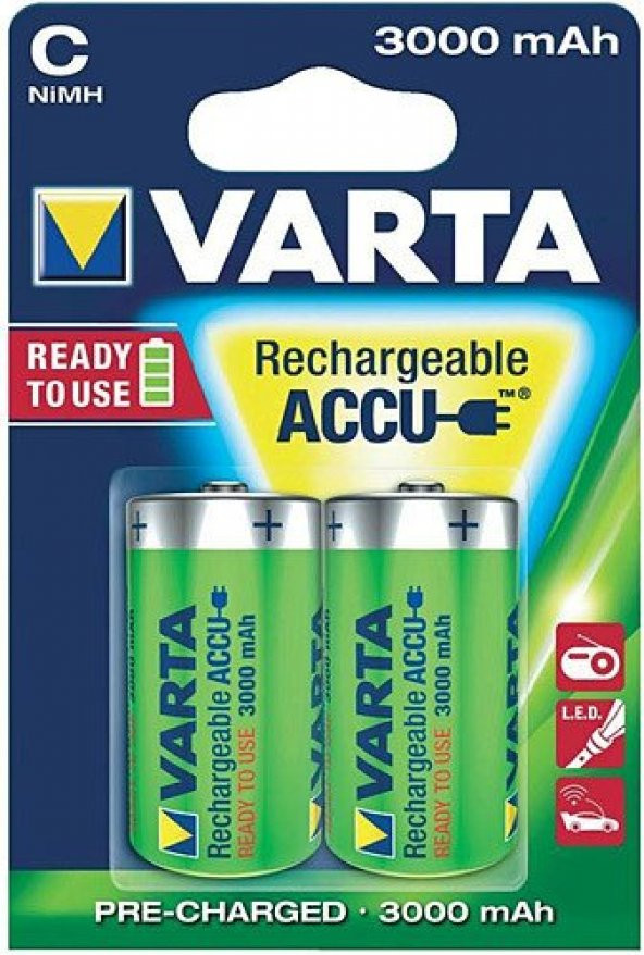VARTA BUYUK SARZLI PİL 2 Lİ ürün görseli 1