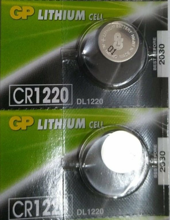 ALKALIN LİTHIUM PİL  2 Lİ PAKET -CR 1220 - Resim 6