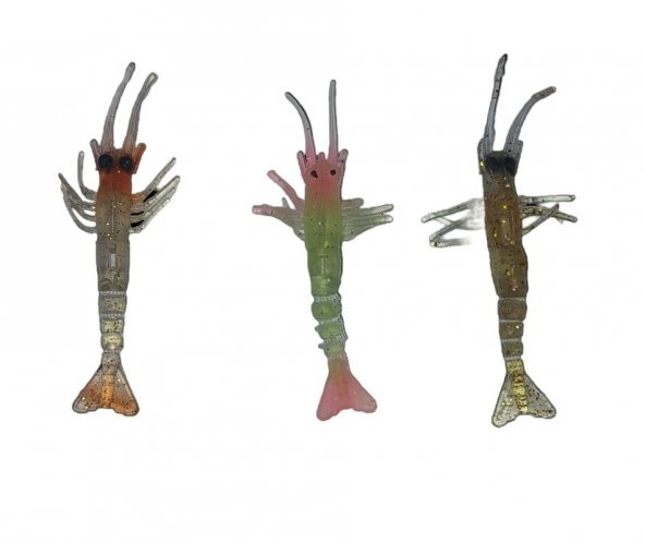 FLADEN 10CM KARİDES SİLİKON 3 LÜ SET - Resim 3