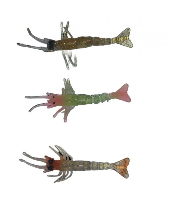FLADEN 10CM KARİDES SİLİKON 3 LÜ SET - Resim 6