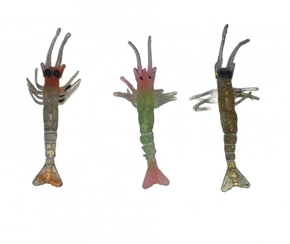 FLADEN 10CM KARİDES SİLİKON 3 LÜ SET - Resim 7