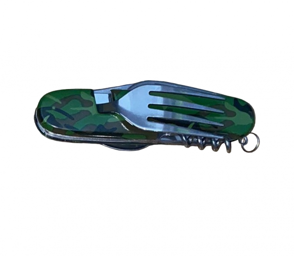 ÇATAL KAŞIK 2 KESKİ 6 FONKSİYONLU 11 CM ürün görseli 1