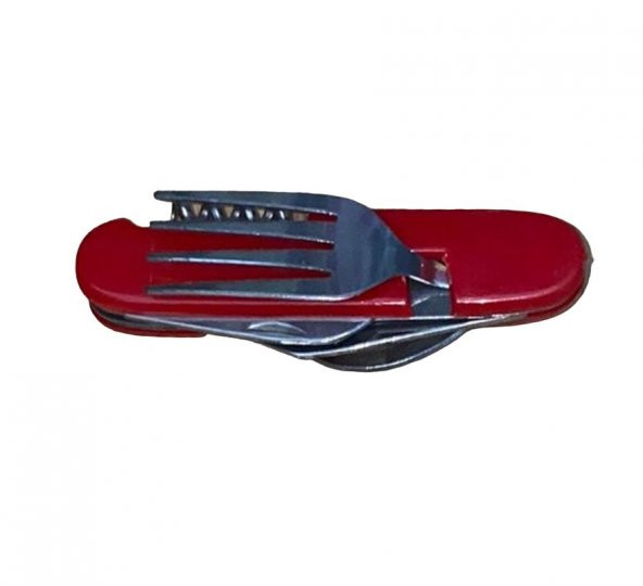 ÇATAL KAŞIK 2 KESKİ 6 FONKSİYONLU 11 CM ürün görseli 1