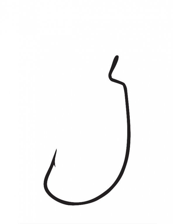 FUDO HOOKS-W112-BN İĞNE 5701 - SERİSİ SİYAH ürün görseli 1
