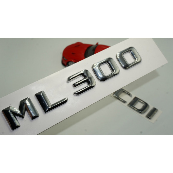 Benz ML 300 CDI Bagaj Krom Metal 3M 3D Yazı Logo ürün görseli 1