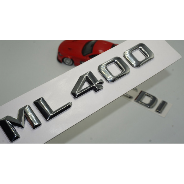 Benz ML 400 CDI Bagaj Krom Metal 3M 3D Yazı Logo ürün görseli 1