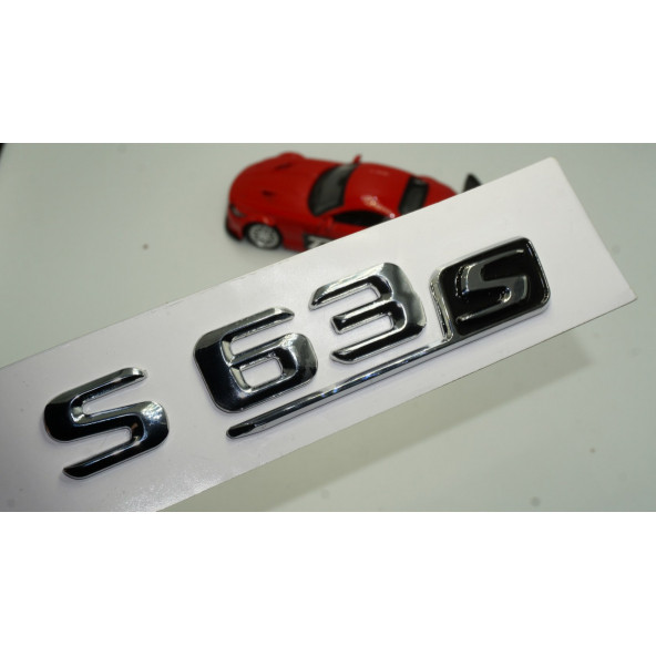 S63S Bagaj Krom Metal 3M 3D Yazı Logo ürün görseli 1