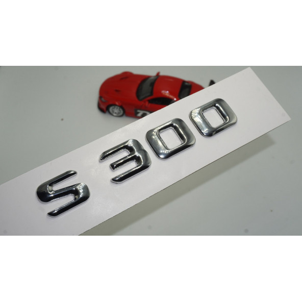 Benz S300 Bagaj Krom Metal 3M 3D Yazı Logo ürün görseli 1
