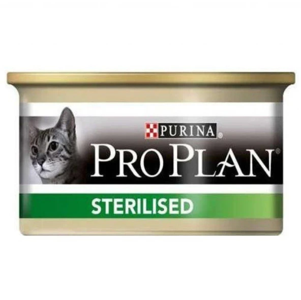 Proplan Sterilised Somonlu Kedi Konservesi 85 Gr 24 Adet ürün görseli 1