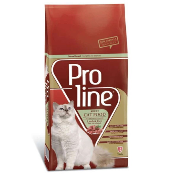 Proline Prolıne Kuzu Etli & Pirinçli Yetişkin Kedi Maması 15 Kg ürün görseli 1