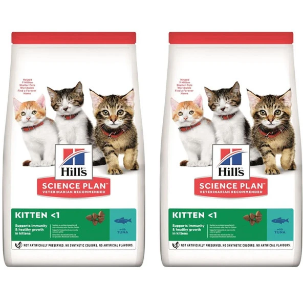 Hills Kitten Ton Balıklı Yavru Kedi Maması 1,5 Kg 2 Adet ürün görseli 1