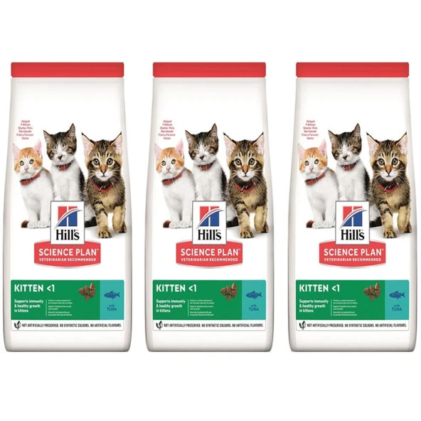 Hills Kitten Ton Balıklı Yavru Kedi Maması 1,5 Kg 3 Adet ürün görseli 1