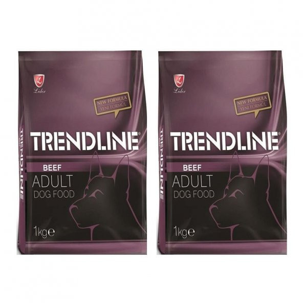 Trendline Biftekli Yetişkin Köpek Maması 1 Kg 2 Adet ürün görseli 1