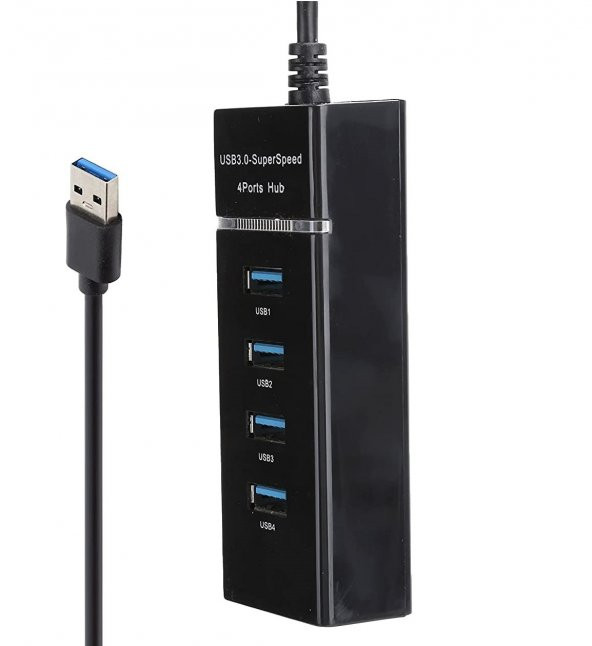Hadron HDX7017 Usb 3.0 Hub  1 Port + Usb 2.0 3 Port 27cm USB Çoklayıcı ürün görseli 1
