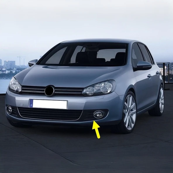 VW Golf 6 2009-2012 Sol Sis Farı Çerçevesi Kromlu 5K0853665 ürün görseli 1