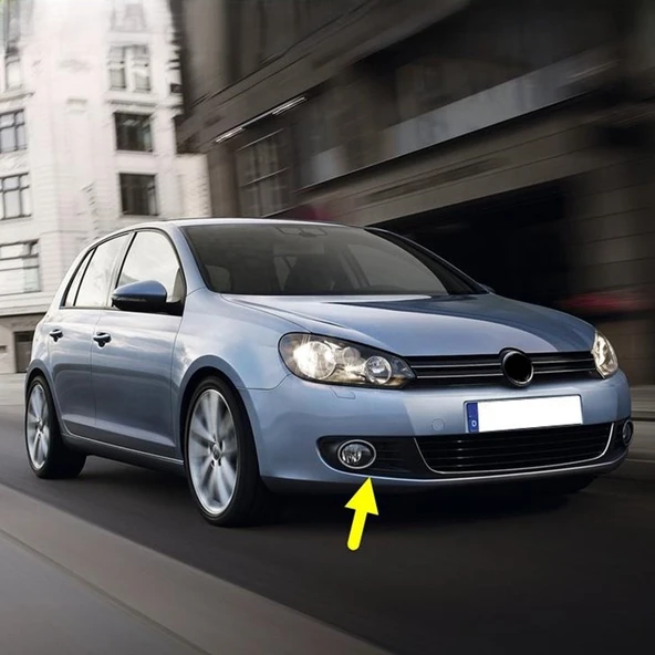 VW Golf 6 2009-2012 Sağ Sis Farı Çerçevesi Kromlu 5K0853666 ürün görseli 1