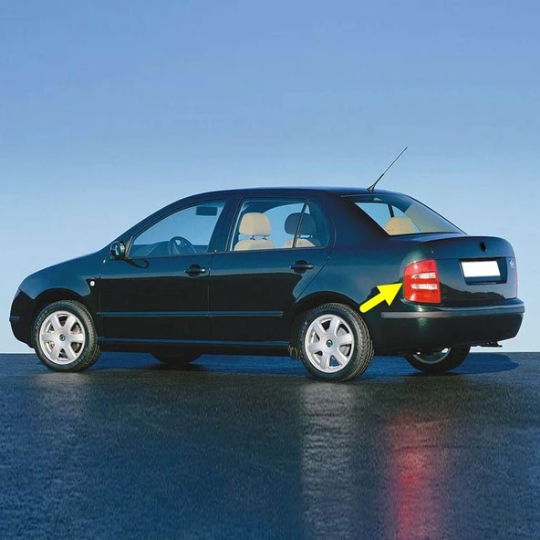 Skoda Fabia Sedan 2000-2004 Sol Arka Stop Fren Lambası 6Y9945111B ürün görseli 1