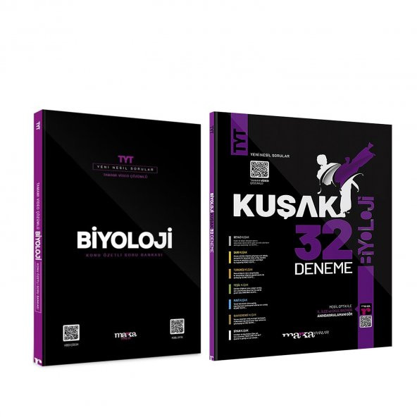 Marka Yayınları TYT Biyoloji Soru ve Kuşak Deneme Seti 2 Kitap ürün görseli 1