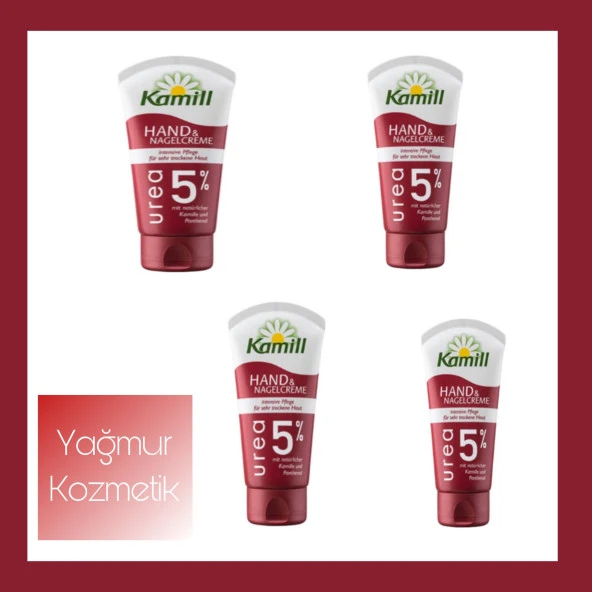 Kamill Urea 5 El & Tırnak Kremi Tüp 75ml. 4lü set ürün görseli 1