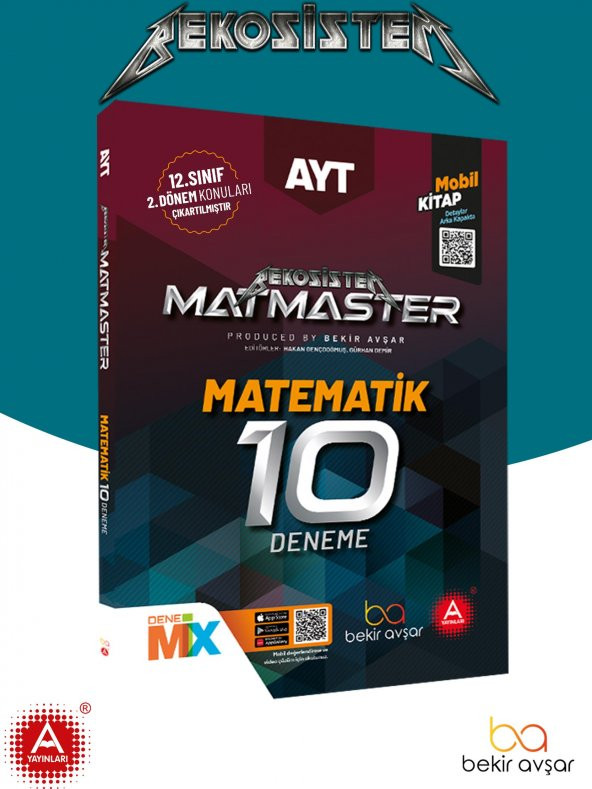 BekoSistem Matmaster AYT Matematik 10lu Deneme Bekir Avşar ürün görseli 1