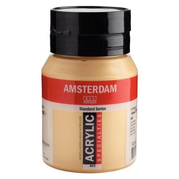 AMSTERDAM STANDART AKRİLİK 500 ML. LIGHT GOLD ürün görseli 1