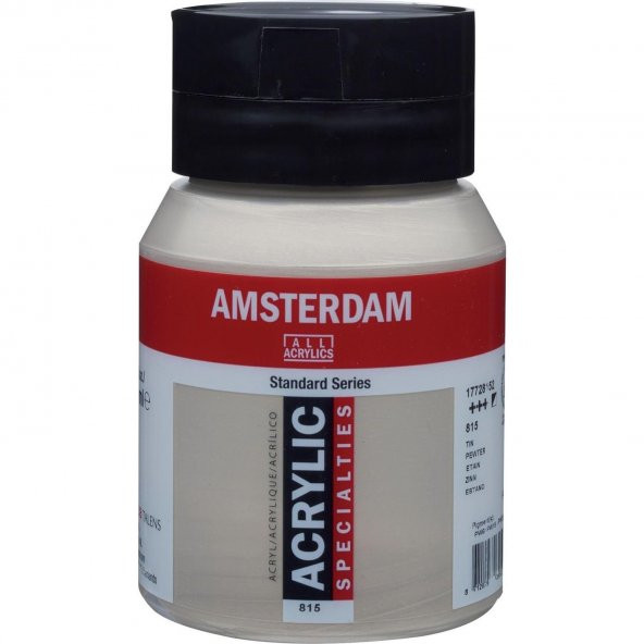 AMSTERDAM STANDART AKRİLİK 500 ML. PEWTER ürün görseli 1