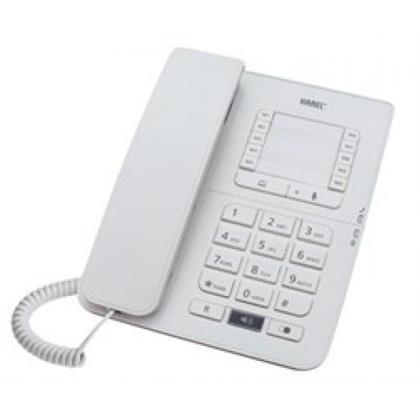 Karel Tm142 Hafızalı Kablolu Telefon Krem ürün görseli 1