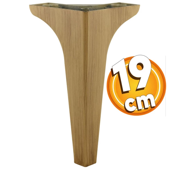 Sedef Lüks Mobilya Kanepe Tv Ünitesi Konsol Koltuk Ayağı 19 Cm Ahşap Desenli Kahverengi Ayakları ürün görseli 1